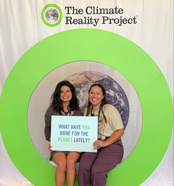 Jen and Alexianne at the Climate Reality Project Conference