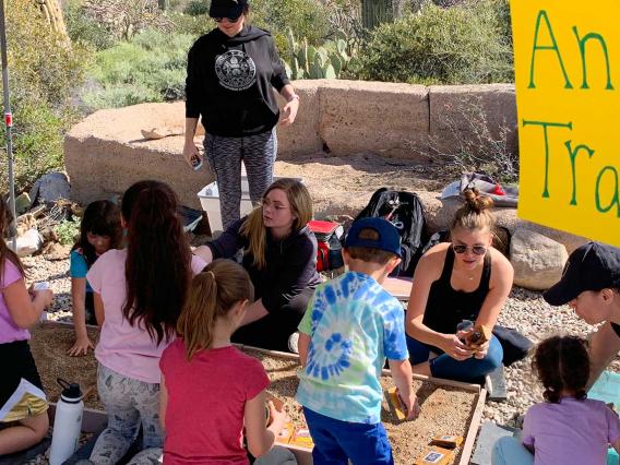 Preschool Nature Day 2020 at Camp Cooper, Tucson AZ