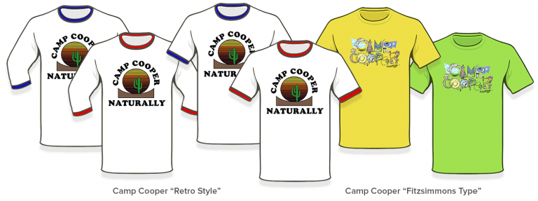 2022 Camp Cooper Shirts Web Banner.
