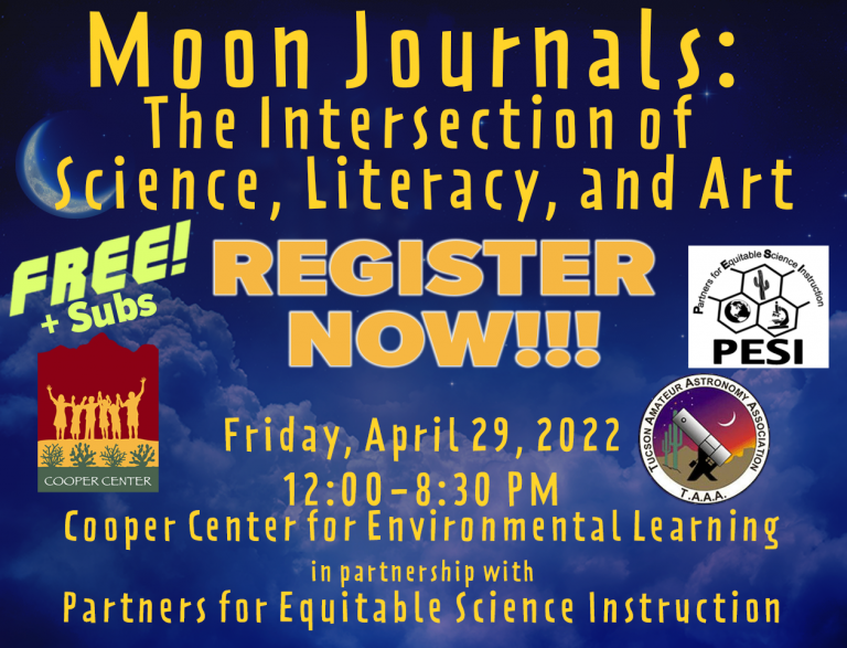 Flyer for Moon Journal Workshop