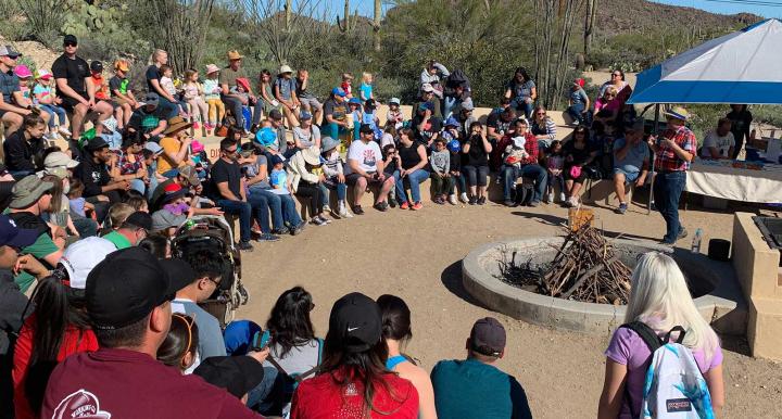 Preschool Nature Day 2020 at Camp Cooper, Tucson AZ