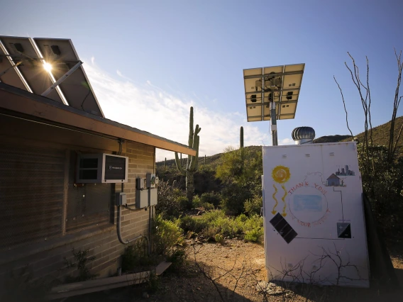 solar energy at camp