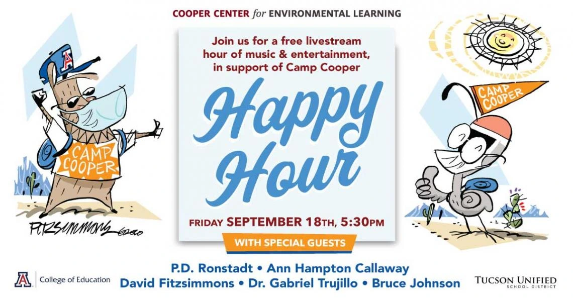Cooper happy hour event information