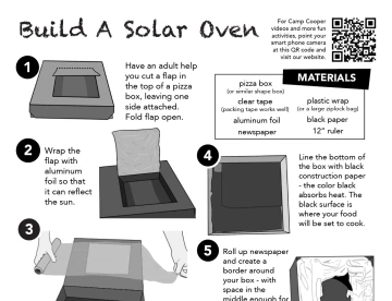 solar oven worksheet