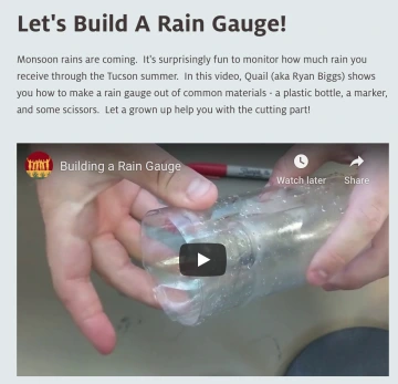 weather wise rain gauge